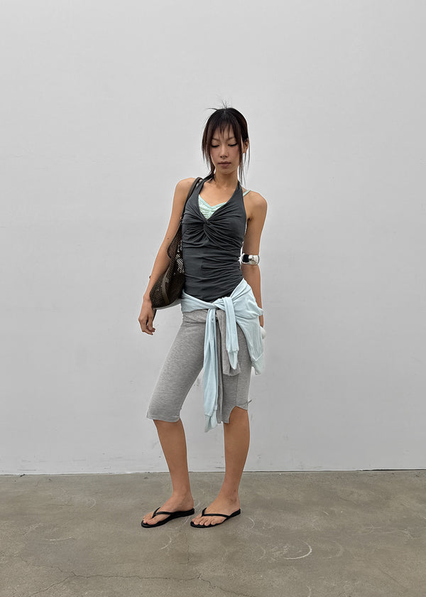 Coweb Twist Halter Sleeveless