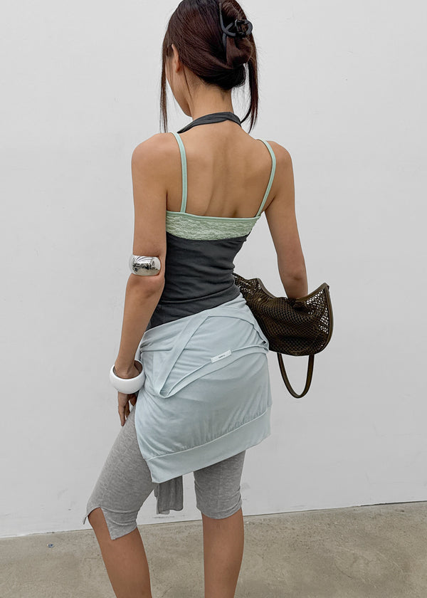 Coweb Twist Halter Sleeveless