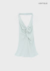 Coweb Twist Halter Sleeveless