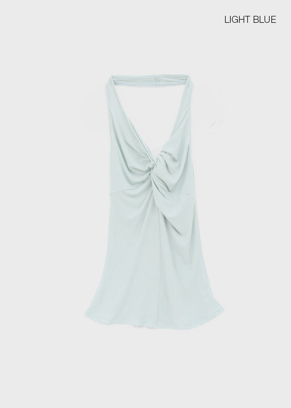 Coweb Twist Halter Sleeveless