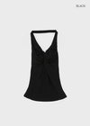 Coweb Twist Halter Sleeveless