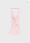 Coweb Twist Halter Sleeveless
