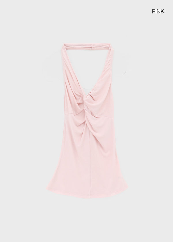 Coweb Twist Halter Sleeveless