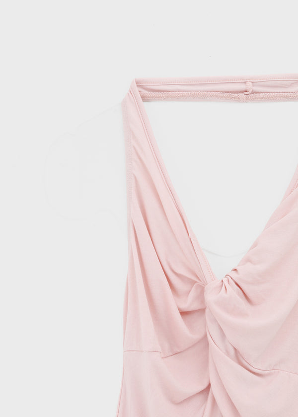 Coweb Twist Halter Sleeveless
