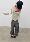 York Deep V-neck Summer Sweatshirt