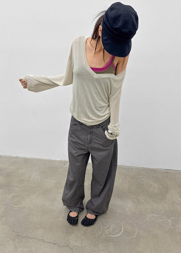 York Deep V-neck Summer Sweatshirt