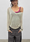 York Deep V-neck Summer Sweatshirt