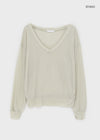 York Deep V-neck Summer Sweatshirt