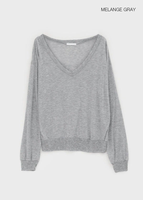 York Deep V-neck Summer Sweatshirt
