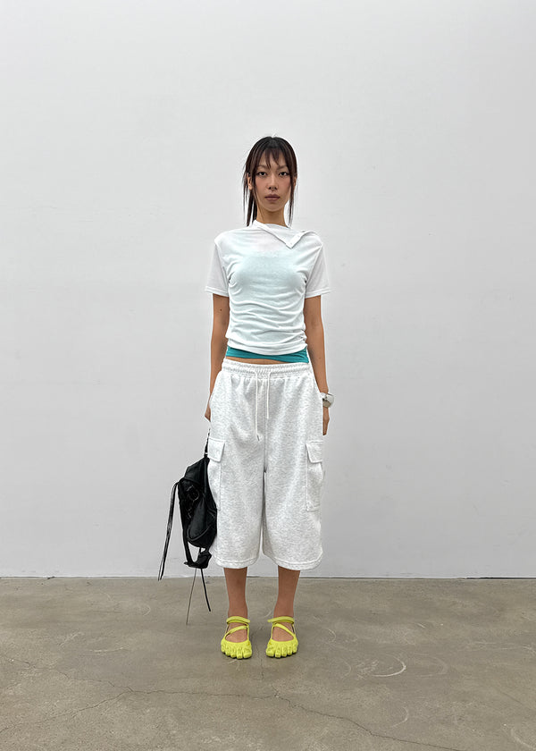 Silt Cargo Banding Bermuda Shorts