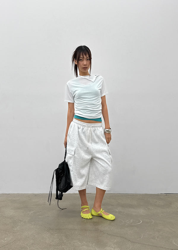 Silt Cargo Banding Bermuda Shorts