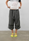 (UNISEX) Gaze Track Nylon Bermuda Shorts
