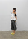 (UNISEX) Gaze Track Nylon Bermuda Shorts