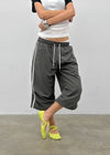 (UNISEX) Gaze Track Nylon Bermuda Shorts