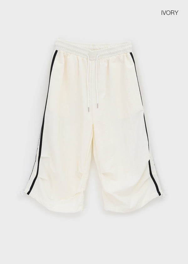 (UNISEX) Gaze Track Nylon Bermuda Shorts