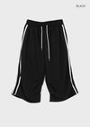 (UNISEX) Gaze Track Nylon Bermuda Shorts