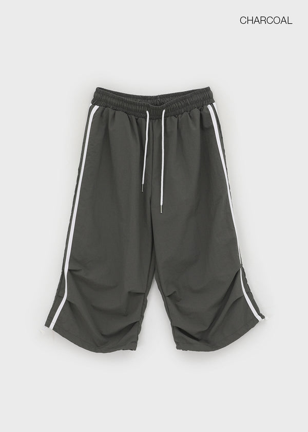 (UNISEX) Gaze Track Nylon Bermuda Shorts