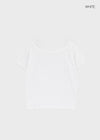 Lehita Off-shoulder Short-sleeve Tee
