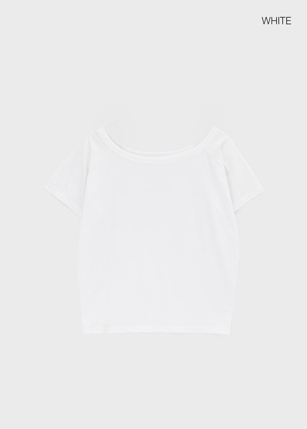 Lehita Off-shoulder Short-sleeve Tee