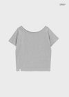 Lehita Off-shoulder Short-sleeve Tee