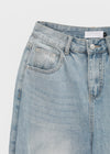 Timma Rivet Shirred Wide Pants