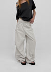 Timma Rivet Shirred Wide Pants
