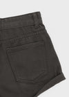 Nicket Roll-up Cotton Shorts (Belt Set)
