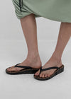 Kimmit Leopard Wedge Heel Flip-flops