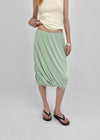 Teini Cooling Draping Midi Skirt