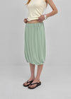 Teini Cooling Draping Midi Skirt