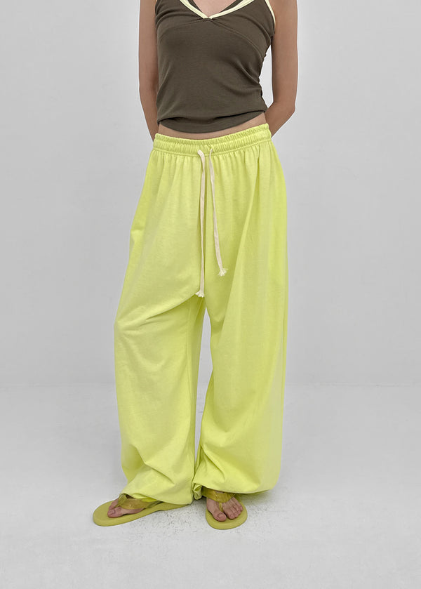 Etop Two-way Color Elastic Pants