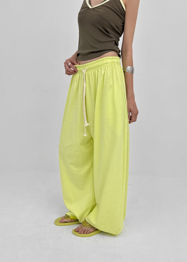 Etop Two-way Color Elastic Pants