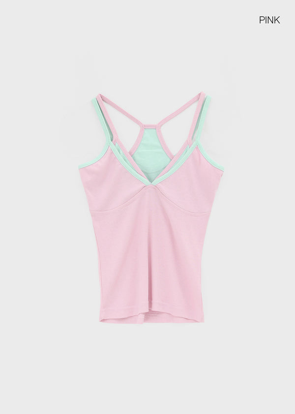 Helling Layered Color Block Sleeveless