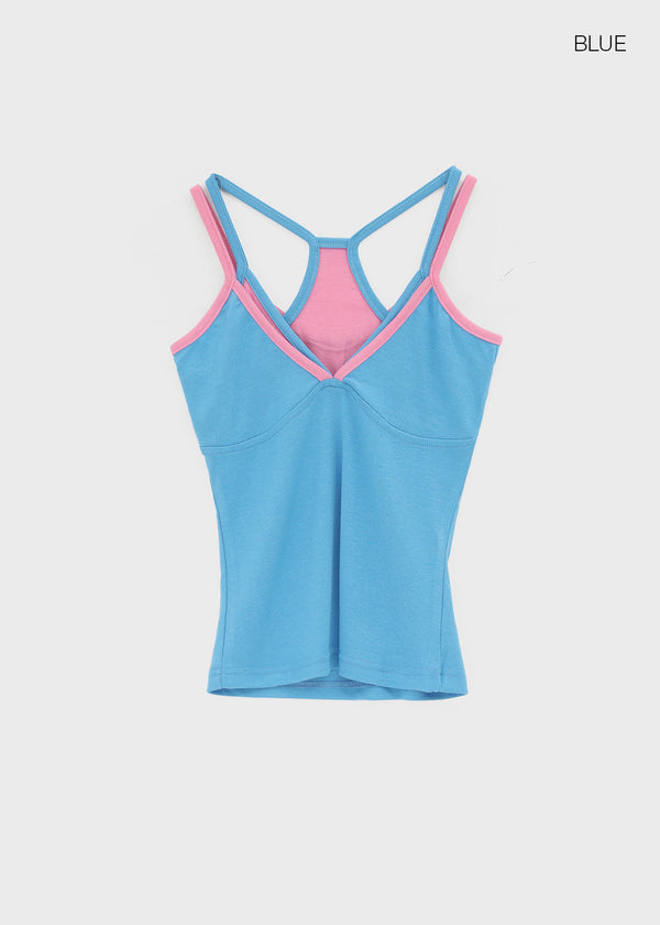 Helling Layered Color Block Sleeveless