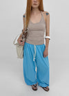 Etop Two-way Color Elastic Pants