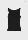 Popring Wide U-neck Sleeveless