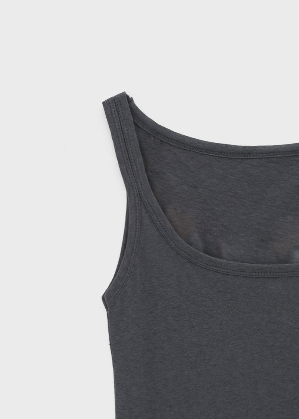 Popring Wide U-neck Sleeveless