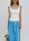 Popring Wide U-neck Sleeveless