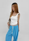 Popring Wide U-neck Sleeveless