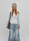 Famildi Off-shoulder Raglan Sleeveless Tee