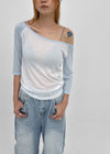 Famildi Off-shoulder Raglan Sleeveless Tee