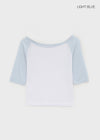 Famildi Off-shoulder Raglan Sleeveless Tee