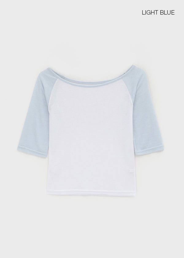 Famildi Off-shoulder Raglan Sleeveless Tee