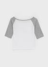 Famildi Off-shoulder Raglan Sleeveless Tee