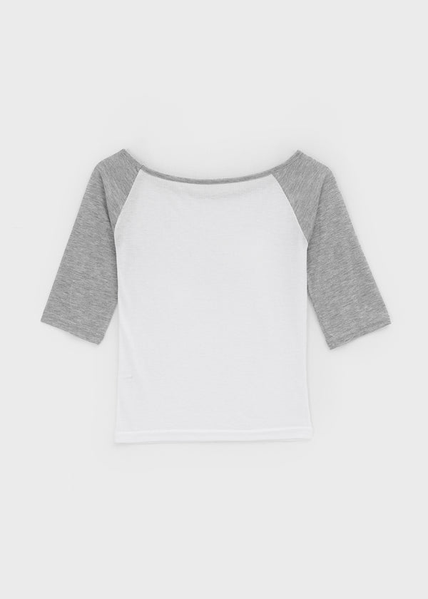 Famildi Off-shoulder Raglan Sleeveless Tee