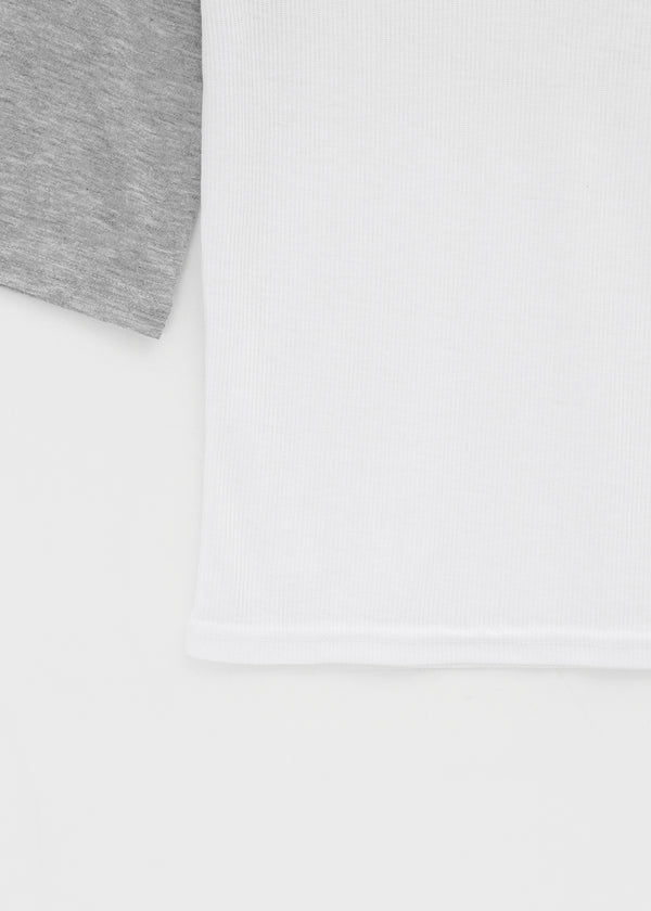 Famildi Off-shoulder Raglan Sleeveless Tee