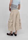 (UNISEX) Wellit Cargo Bermuda Elastic Pants