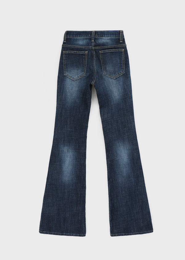 Holder Ring Bootcut Denim Pants