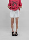 Collab Lace Elastic Shorts