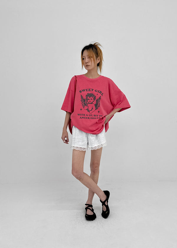 Collab Lace Elastic Shorts